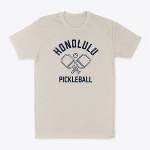 Honolulu Hawaii Pickleball Classic Dad T-Shirt