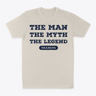   Man Myth Legend Grandpa Classic Dad T-Shirt