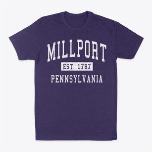 Millport Pennsylvania Classic Established Classic Dad T-Shirt