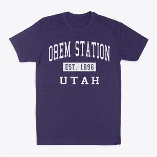 Orem Station Utah Classic Established Classic Dad T-Shirt