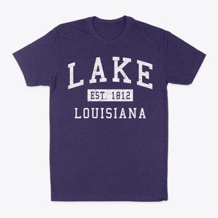 Lake Louisiana Classic Established Classic Dad T-Shirt