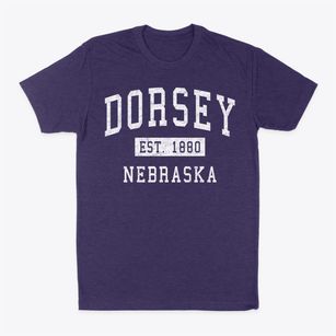 Dorsey Nebraska Classic Established Classic Dad T-Shirt