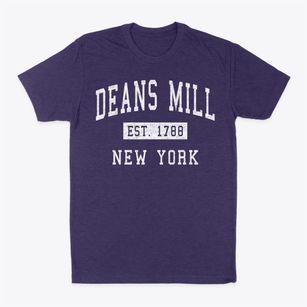 Deans Mill New York Classic Established Classic Dad T-Shirt