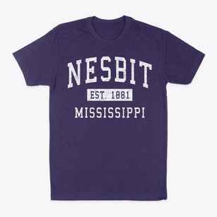 Nesbit Mississippi Classic Established Classic Dad T-Shirt