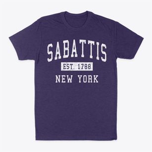 Sabattis New York Classic Established Classic Dad T-Shirt