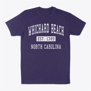 Whichard Beach North Carolina Classic Established Classic Dad T-Shirt