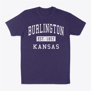 Burlington Kansas Classic Established Classic Dad T-Shirt