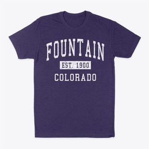 Fountain Colorado Classic Established Classic Dad T-Shirt