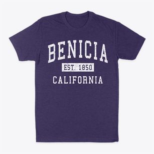 Benicia California Classic Established Classic Dad T-Shirt
