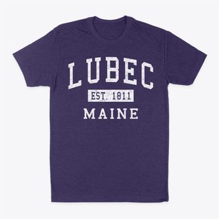 Lubec Maine Classic Established Classic Dad T-Shirt