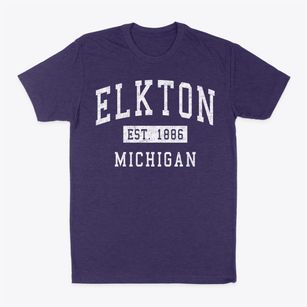 Elkton Michigan Classic Established Classic Dad T-Shirt