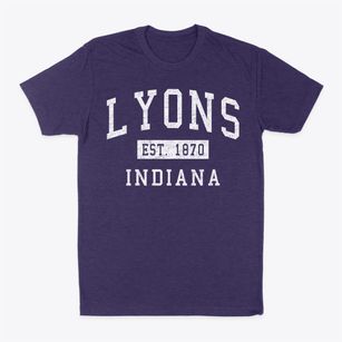Lyons Indiana Classic Established Classic Dad T-Shirt