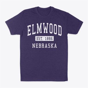 Elmwood Nebraska Classic Established Classic Dad T-Shirt