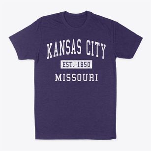 Kansas City Missouri Classic Established Classic Dad T-Shirt