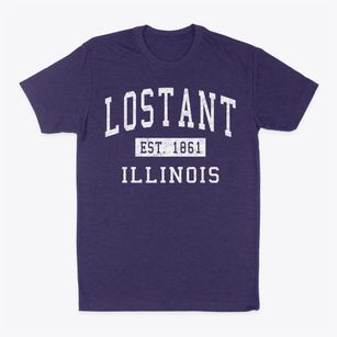 Lostant Illinois Classic Established Classic Dad T-Shirt