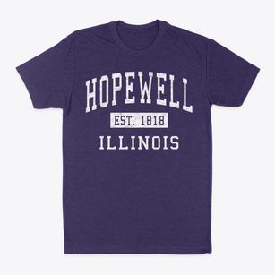 Hopewell Illinois Classic Established Classic Dad T-Shirt