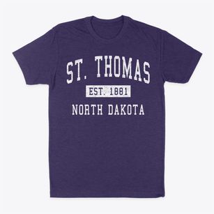 St. Thomas North Dakota Classic Established Classic Dad T-Shirt