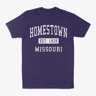 Homestown Missouri Classic Established Classic Dad T-Shirt