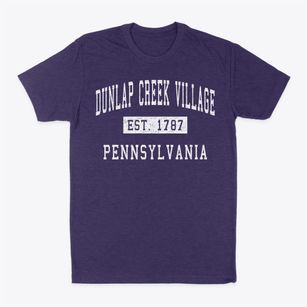 Dunlap Creek Village Pennsylvania Classic Established Classic Dad T-Shirt