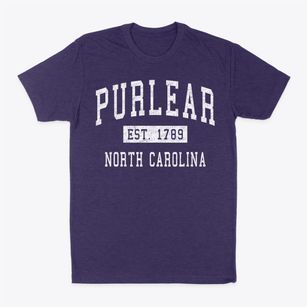 Purlear North Carolina Classic Established Classic Dad T-Shirt