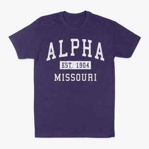 Alpha Missouri Classic Established Classic Dad T-Shirt