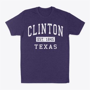 Clinton Texas Classic Established Classic Dad T-Shirt