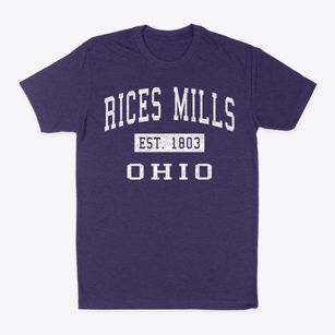 Rices Mills Ohio Classic Established Classic Dad T-Shirt