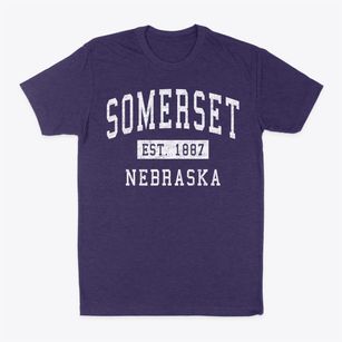Somerset Nebraska Classic Established Classic Dad T-Shirt