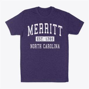Merritt North Carolina Classic Established Classic Dad T-Shirt