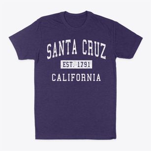 Santa Cruz California Classic Established Classic Dad T-Shirt