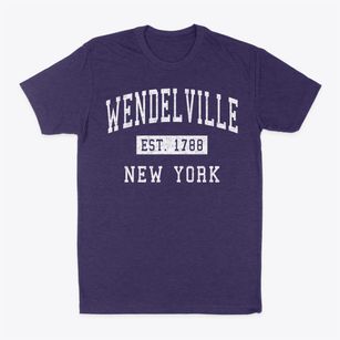 Wendelville New York Classic Established Classic Dad T-Shirt
