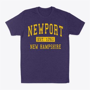 Newport New Hampshire Classic Established Classic Dad T-Shirt
