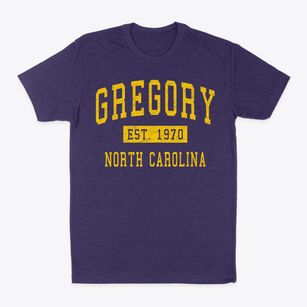Gregory North Carolina Classic Established Classic Dad T-Shirt
