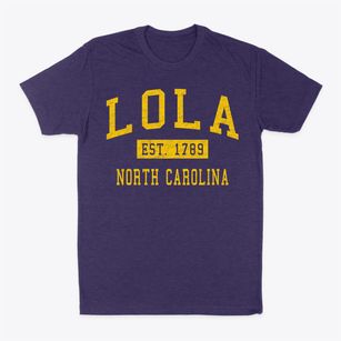 Lola North Carolina Classic Established Classic Dad T-Shirt