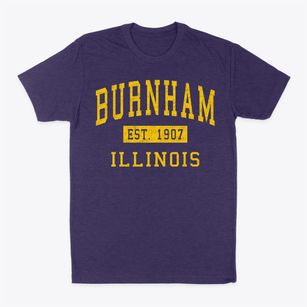 Burnham Illinois Classic Established Classic Dad T-Shirt