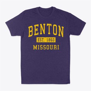 Benton Missouri Classic Established Classic Dad T-Shirt