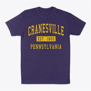 Cranesville Pennsylvania Classic Established Classic Dad T-Shirt