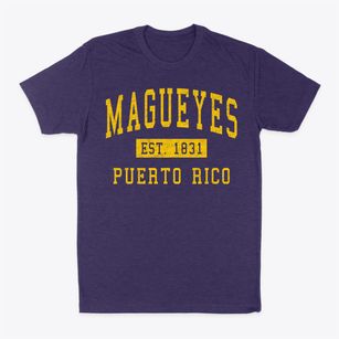 Magueyes Puerto Rico Classic Established Classic Dad T-Shirt