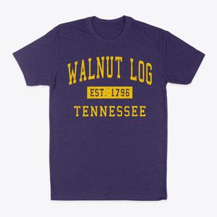 Walnut Log Tennessee Classic Established Classic Dad T-Shirt