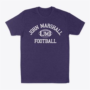 John Marshall High School Classic Football Classic Dad T-Shirt