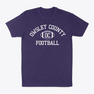 Owsley County High School Classic Football Classic Dad T-Shirt