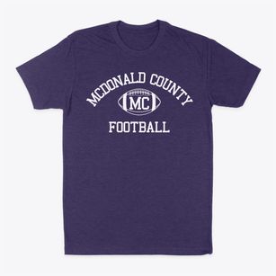 Mcdonald County High School Classic Football Classic Dad T-Shirt