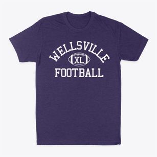 Wellsville High School Classic Football Classic Dad T-Shirt