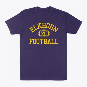 Elkhorn Area High School Classic Football Classic Dad T-Shirt