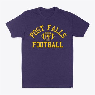 Post Falls High School Classic Football Classic Dad T-Shirt