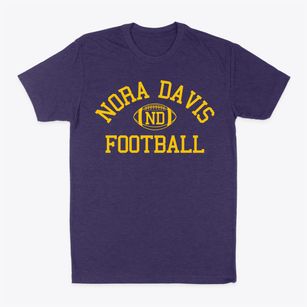 Nora Davis Magnet School Classic Football Classic Dad T-Shirt