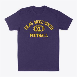Silas Wood Sixth Grade Center Classic Football Classic Dad T-Shirt