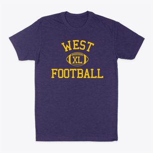 West Junior High School Classic Football Classic Dad T-Shirt