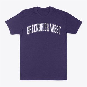 Greenbrier West Senior High School Varsity Arch Classic Dad T-Shirt