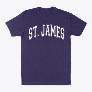 Saint James School Varsity Arch Classic Dad T-Shirt
